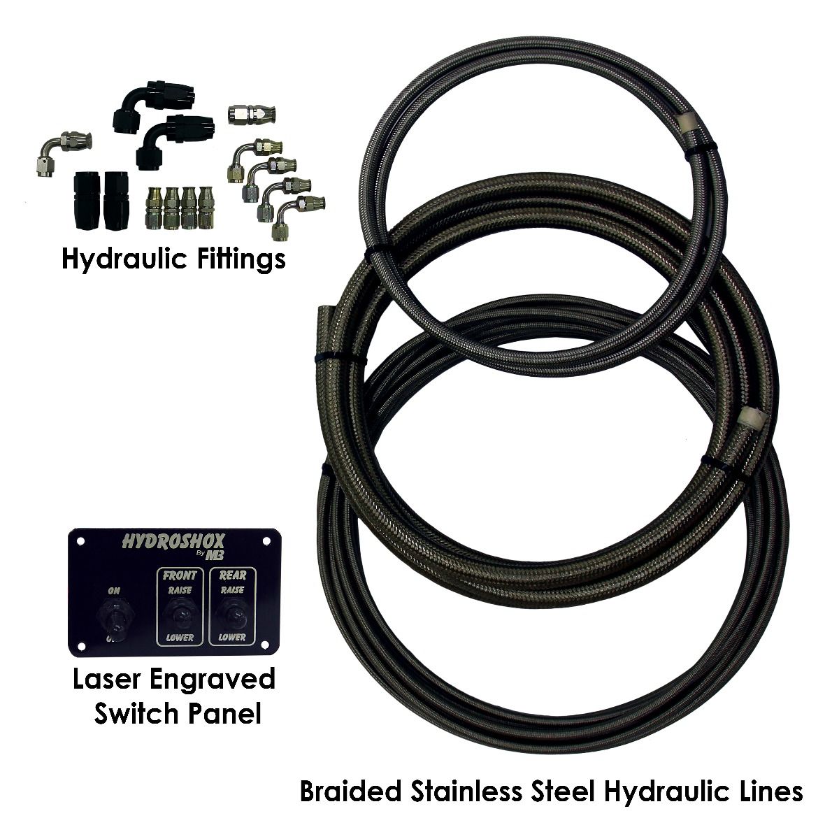 5" Hydroshox Stud Mount Set of 4