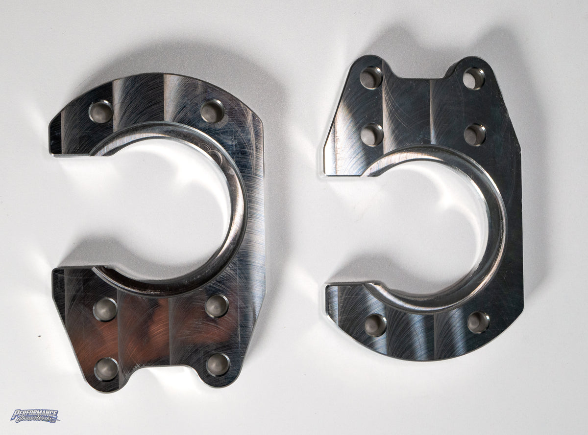 Billet Bearing Retainer with Brake Mount