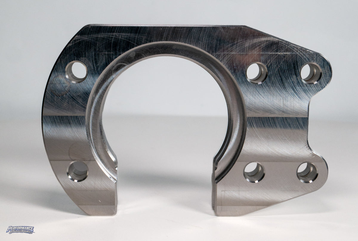 Billet Bearing Retainer with Brake Mount