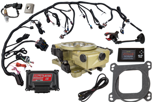 FiTech Fuel Injetion 37001 Retro LS EFI 650HP Fuel Injection System