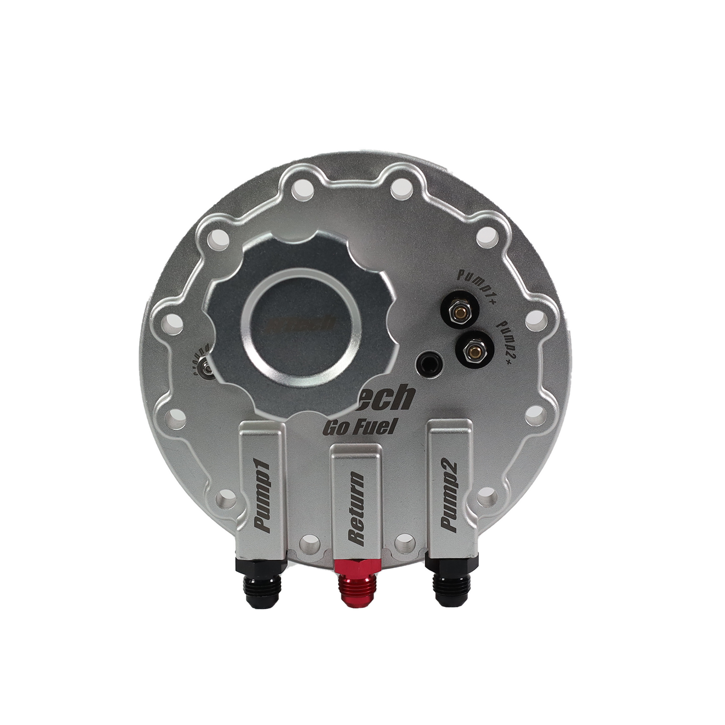 FiTech Fuel Injection 50020 In Tank Fuel Dual Pump Returnless Module with 2 Inch Fill