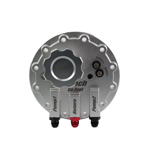 FiTech Fuel Injection 50020 In Tank Fuel Dual Pump Returnless Module with 2 Inch Fill