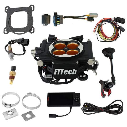 FiTech Fuel Injection 30012 Go EFI 8 1200HP Power Adder Black System