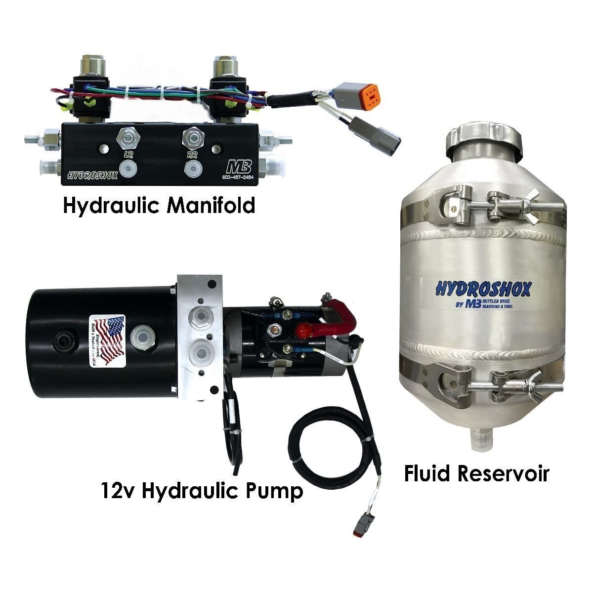 4" Hydroshox Kit Bearing Mount Pair