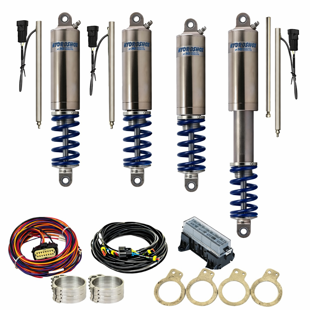 4"/5" Hydroshox Kit with Partial Ride Controller, 4" Bearing Mount Pair, 5" Bearing Mount Pair