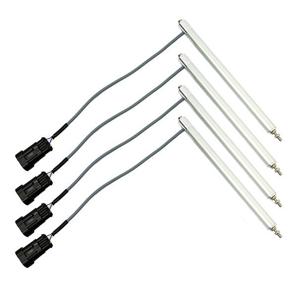 4"/5" Hydroshox Kit with Partial Ride Controller, 4" Stud Mount Pair, 5" Stud Mount Pair